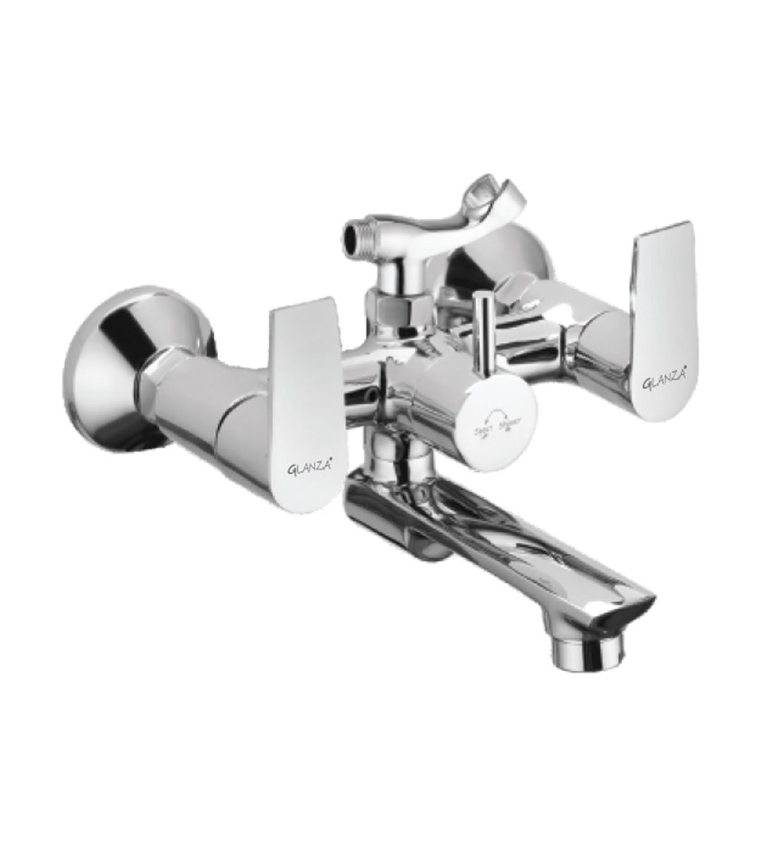 Wall Mixer Telephonic with Crutch