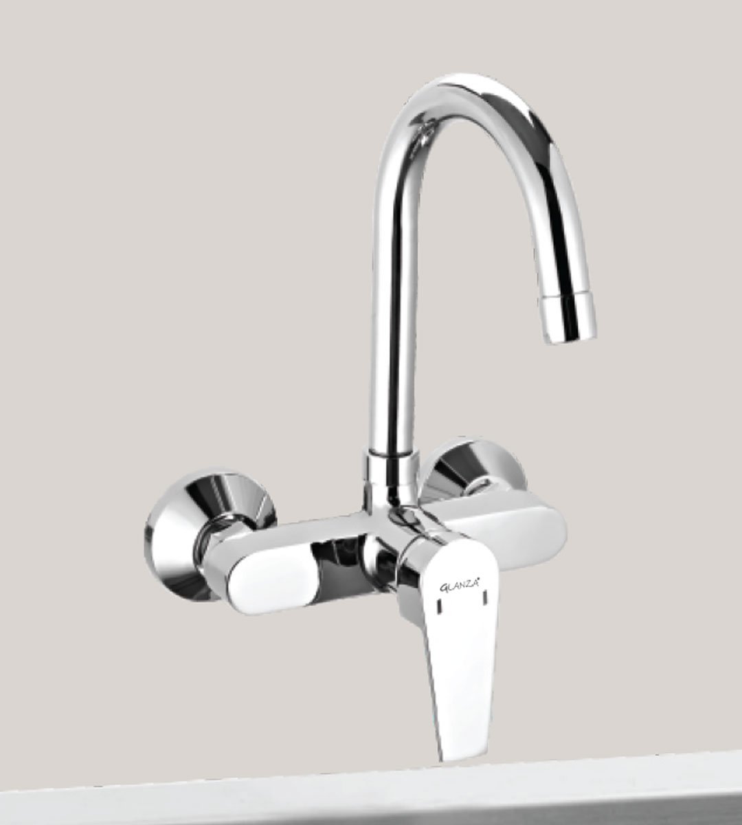 Single Lever Sink Mixer Wall Mounted