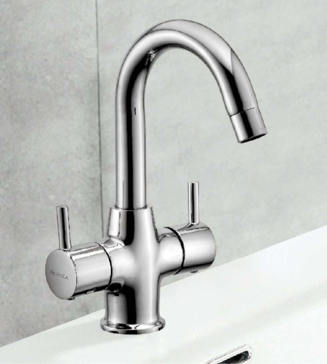 Centre Hole Basin Mixer