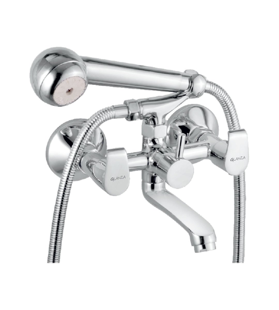 Wall Mixer Telephonic with Crutch