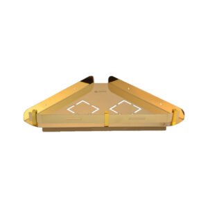 Pillar Gold Corner Shelf