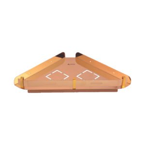Pillar Rose Gold Corner Shelf