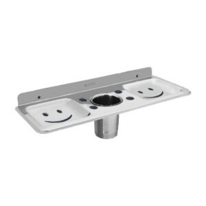 Double Soap Dish Four-in-One