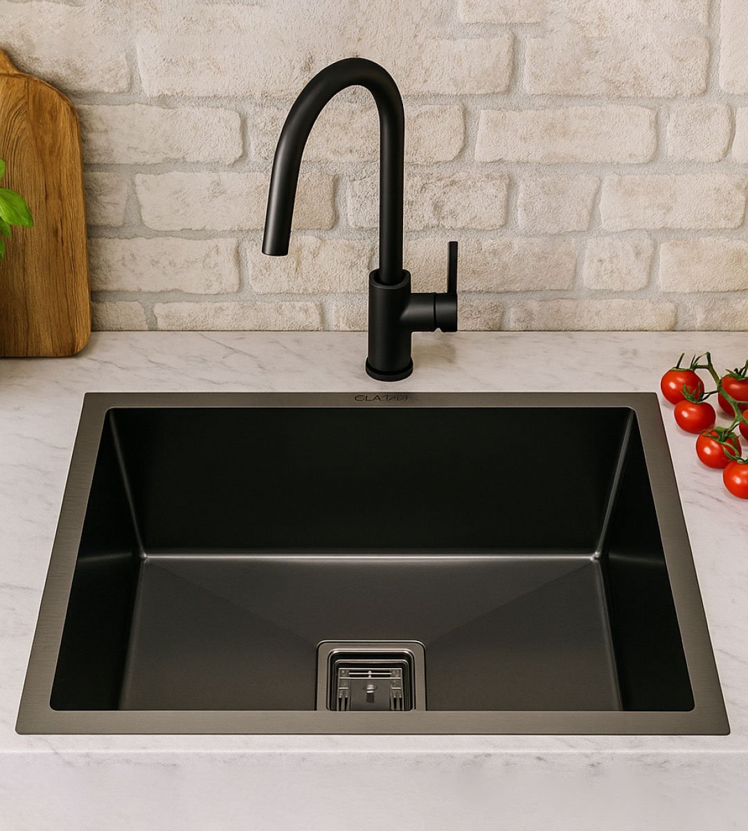 Single Bowl Black