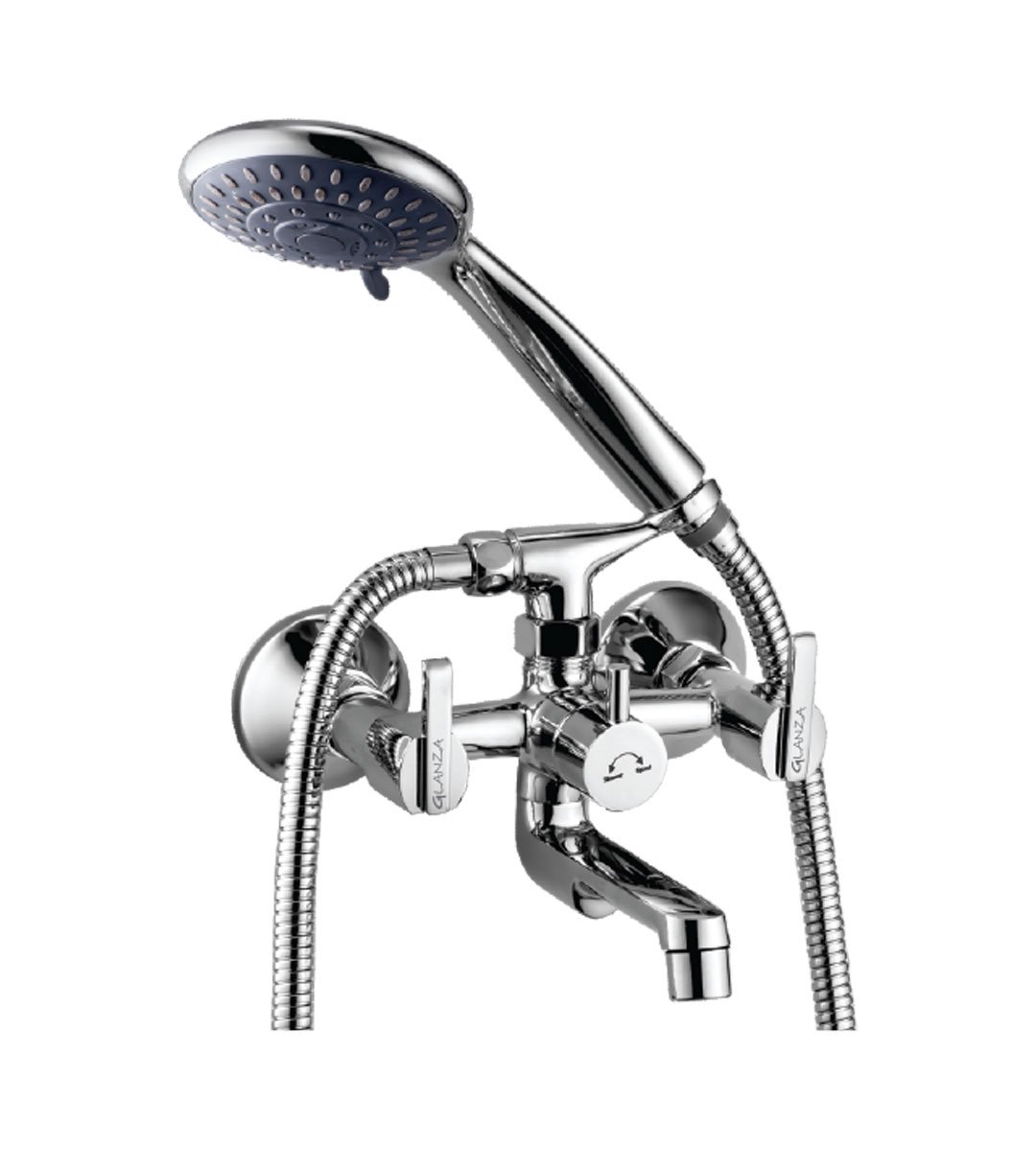 Wall Mixer Telephonic with Crutch