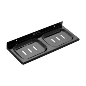 Double Soap Dish Black Royal