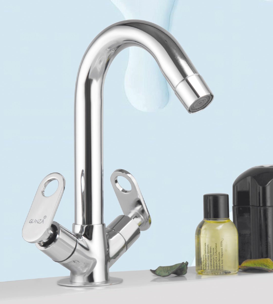 Centre Hole Basin Mixer