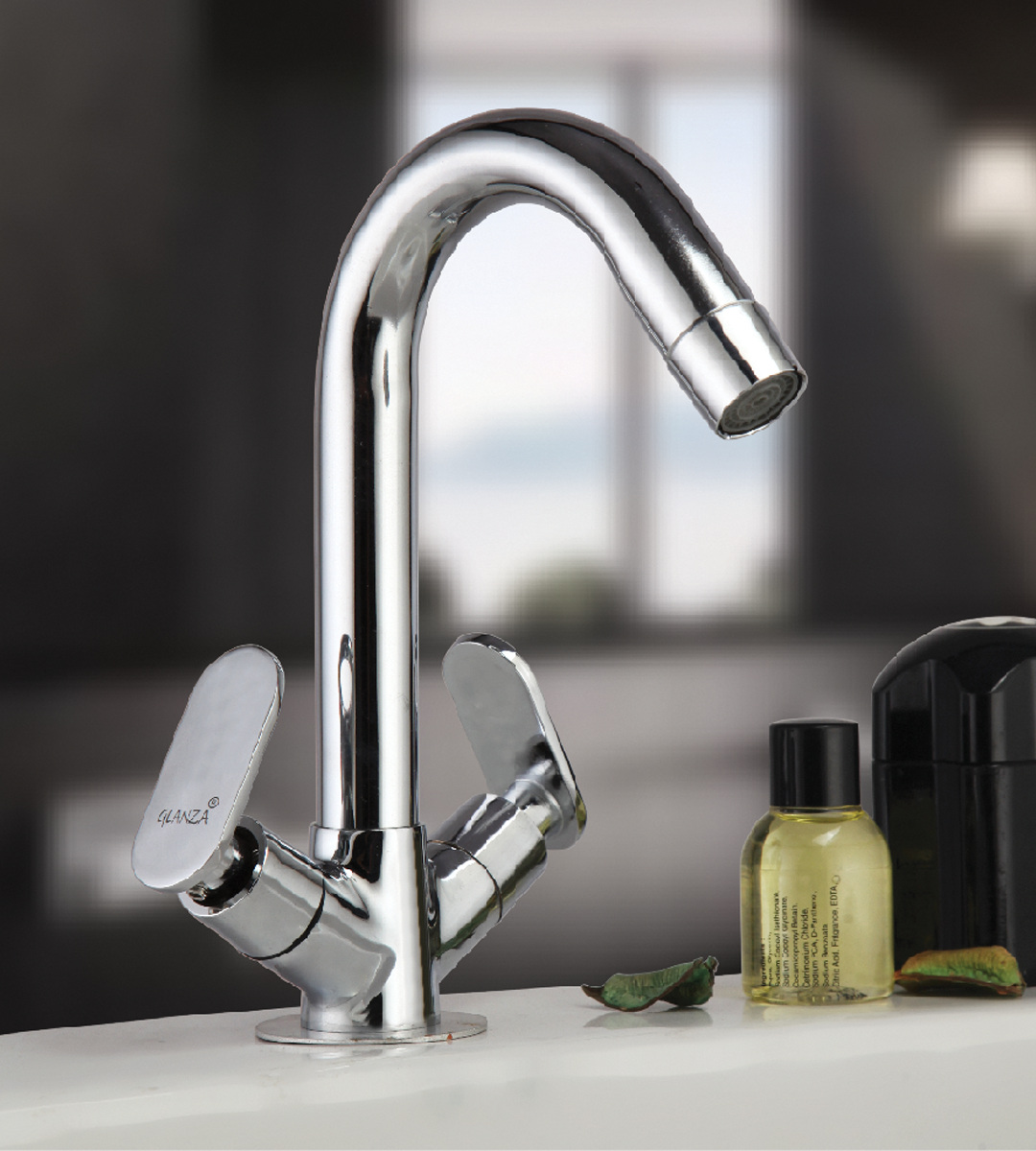 Centre Hole Basin Mixer Casted