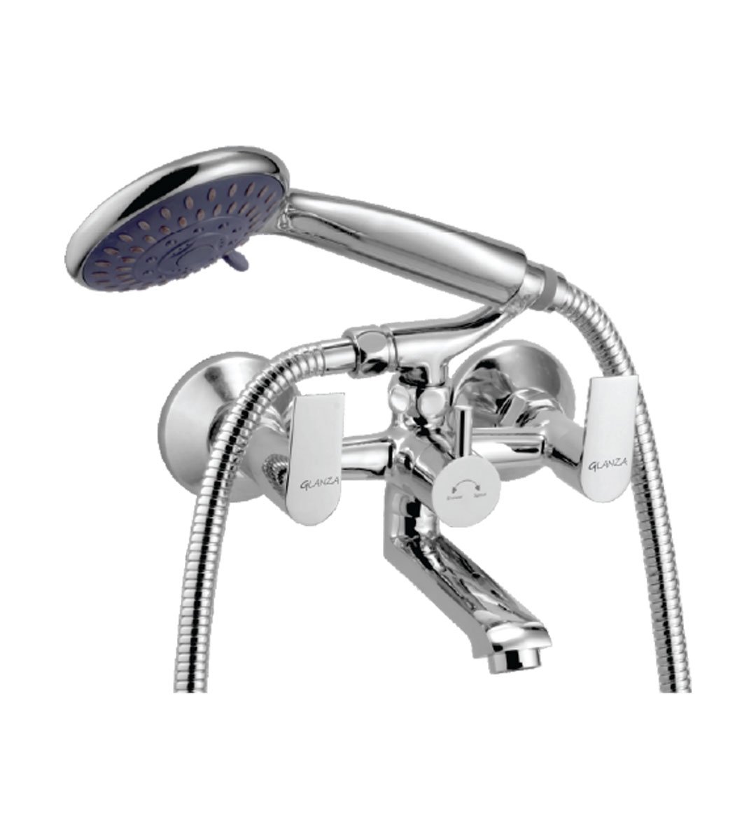 Wall Mixer Telephonic with Crutch